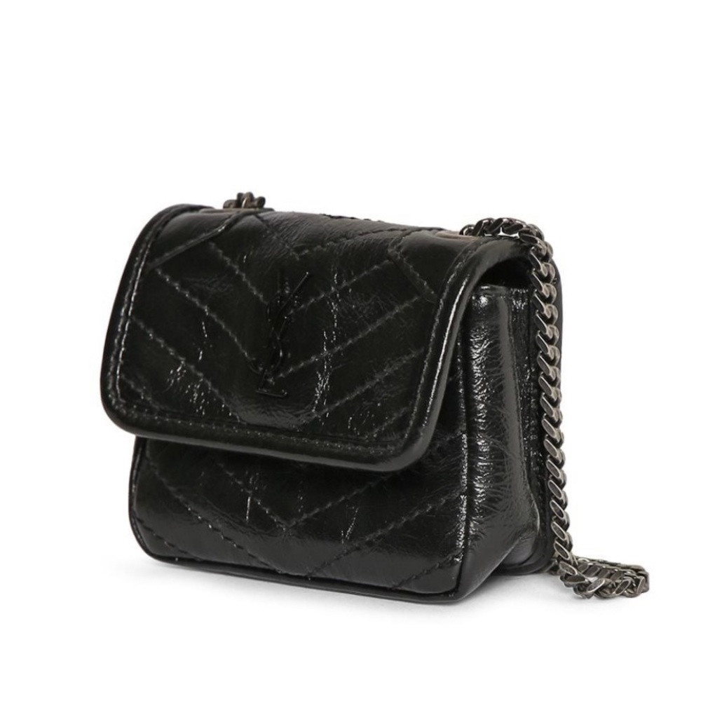 SAINT LAURENT Niki Airpod case crossbody bag - Picture 2 of 5